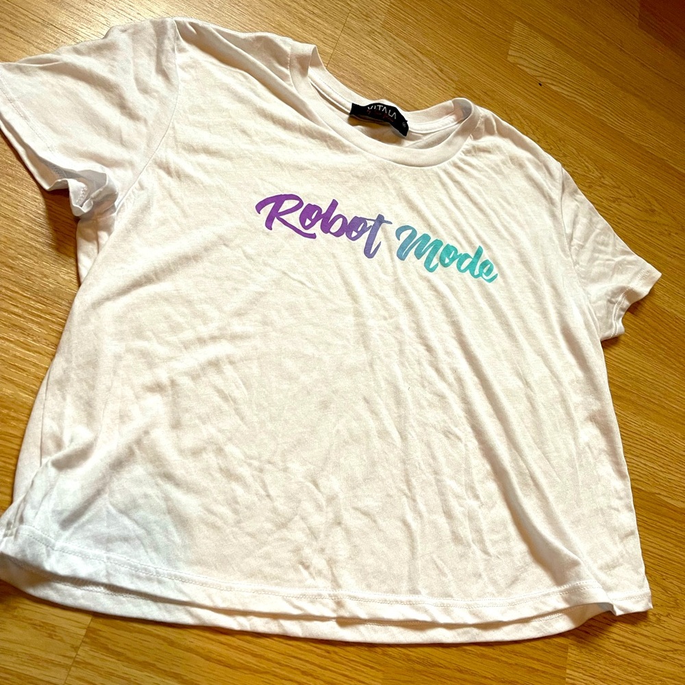 Vita La Anna Victoria “Robot Mode” crop top Medium